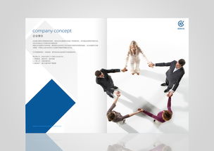 藍(lán)色畫冊(cè) 企業(yè)形象策劃的藝術(shù)與策略